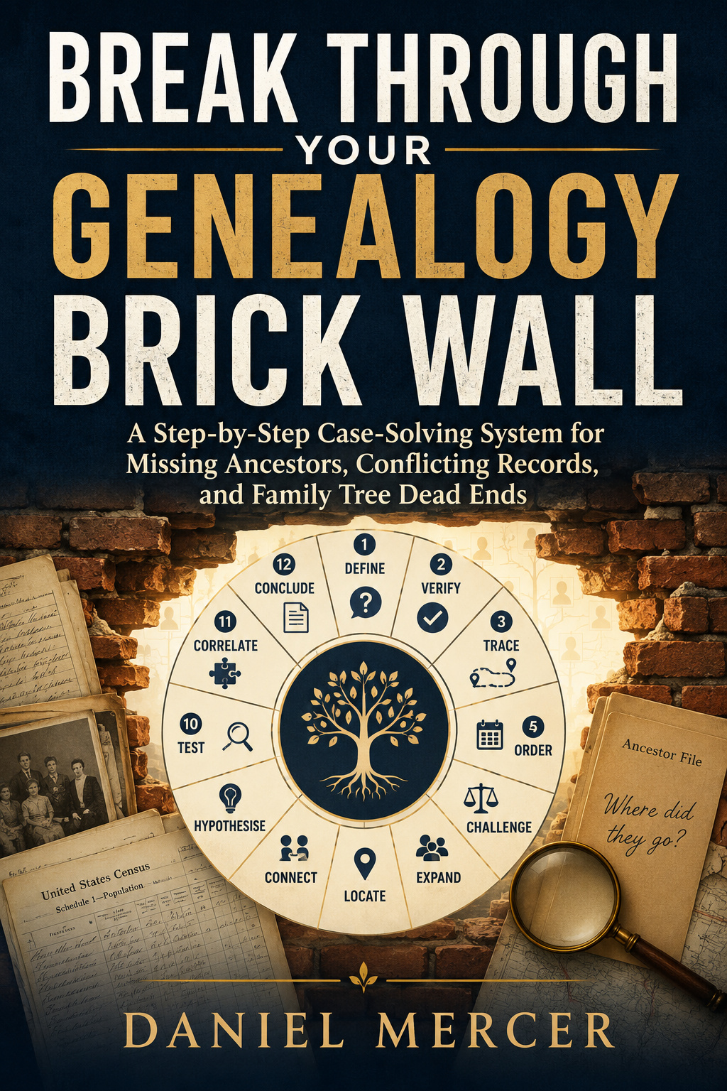 Cover of Break Through Your Genealogy Brick Wall by Daniel Mercer